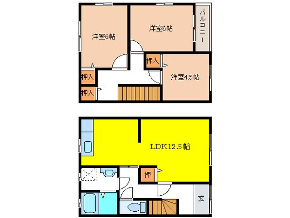 エストメ－ル才勝の物件間取画像